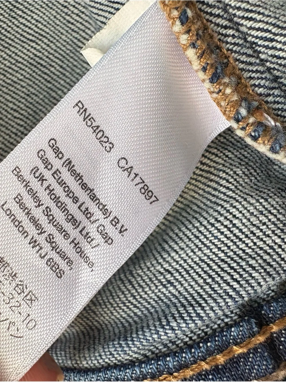 GAP classic denim